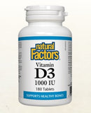 VITAMIN D3 1000 IU (NATURAL FACTORS)