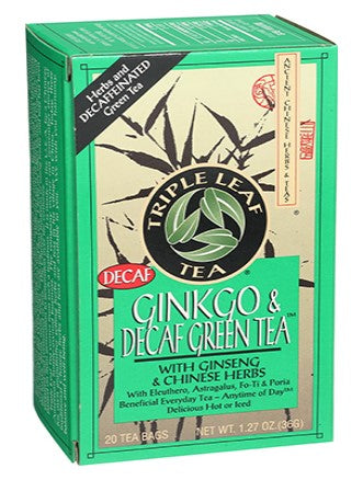 GINKGO & DECAF GREEN TEA